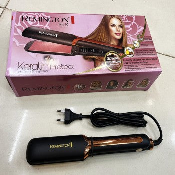 Keratin Protect Hair Straightener with Advanced Ceramic Plates
